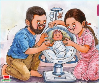 Amul Welcomes Virushka's Baby Girl In A Special Way