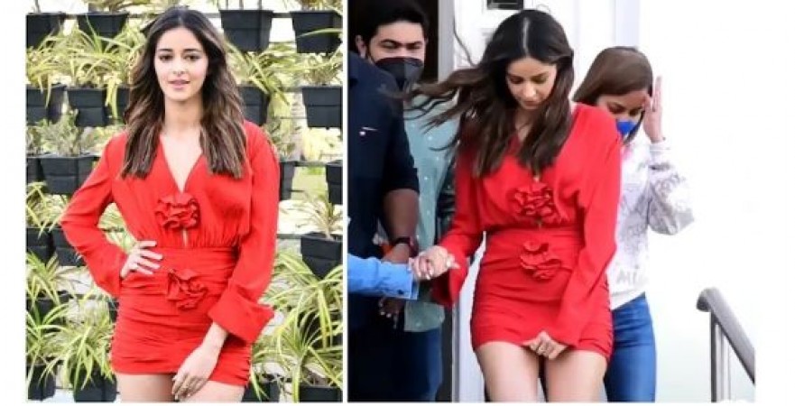 Ananya Panday trolled for short dress during promotions