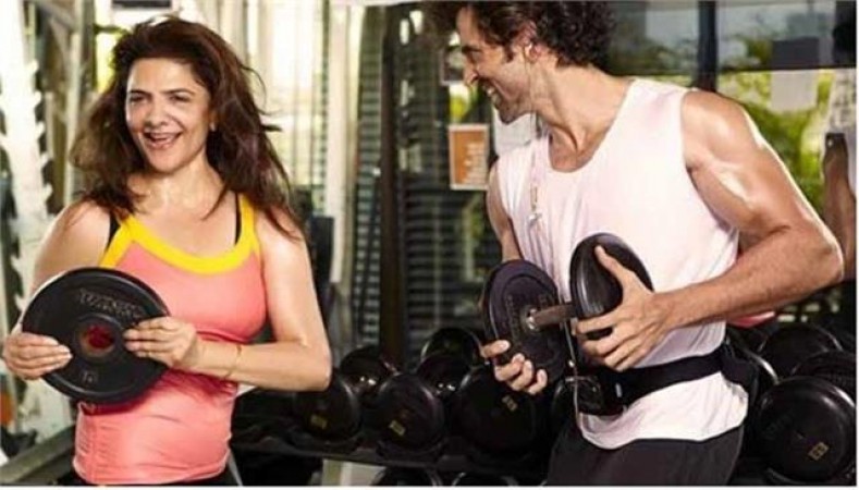 Once again Hrithik motivated his mother, video went viral