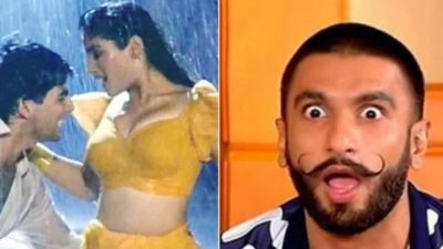 When Ranveer singh went out of control on seeing Raveena  Actres did this