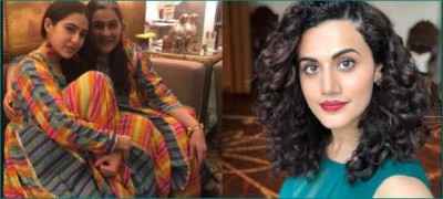 Taapsee shared picture praising Amrita Singh, Sara commented 