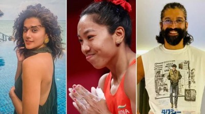 Mirabai Chanu wins silver medal at Olympics 2020, stars congratulate in unique way
