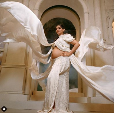 Sonam Kapoor flaunts baby bump on her birthday, got glamorous maternity photoshoot done