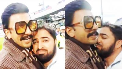 Seeing Pakistani Fan cry; the heart of Ranveer Singh melts, does this...