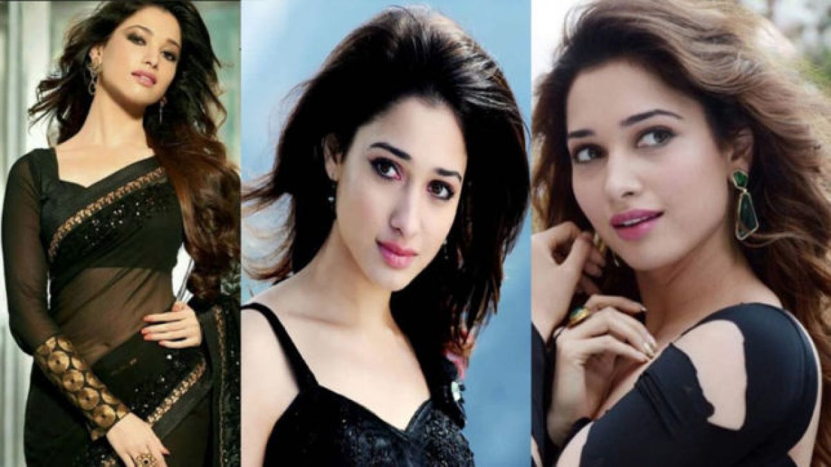 1201px x 675px - Tamannah Bhatia looks Beautiful in a black gown; watch the video! |  NewsTrack English 1
