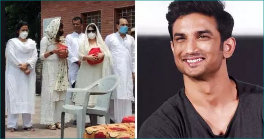 Sushant's father's picture going viral on social media