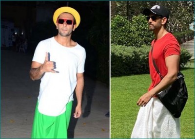 Ranveer Singh enjoys watching Hrithik wearing towel, did such comment