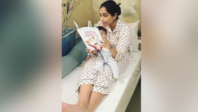 Sonam Kapoor shares cute picture with Vayu and Anand