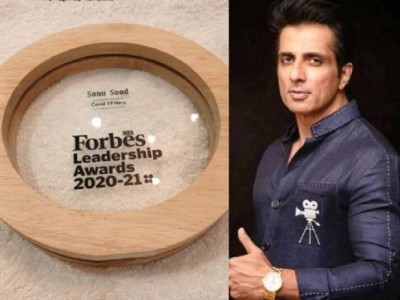 Forbes leadership award to Sonu Sood considers actor as 'Covid-19 Hero'