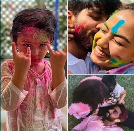 Bollywood celebs celebrated Holi in a very unique way, photos viral