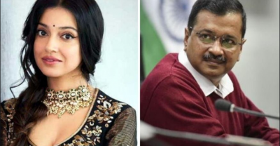 The actress gets angry with Arvind Kejriwal, says, 'Spending money on personal advertisement'