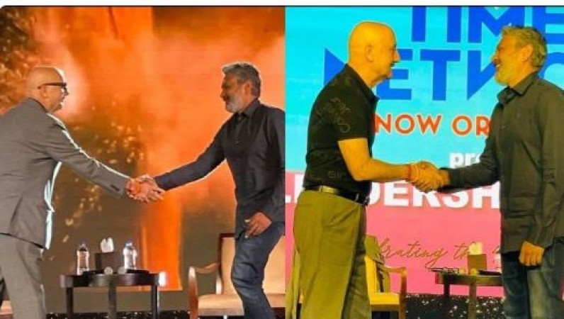 Anupam Kher met SS Rajamouli, shared pictures and said - 'What a wonderful man'
