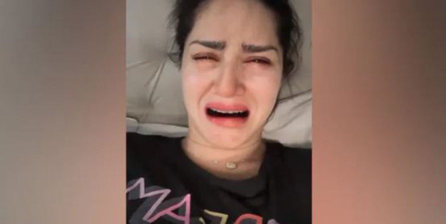 Video: Sunny Leone started crying bitterly with her husband, know what is the matter?
