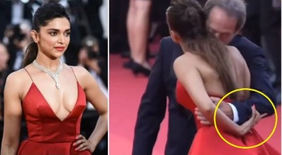 Deepika Padukone upset with her own dress at cannes festival