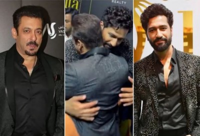 Salman hugs Vicky Kaushal after he gets trolled for pushing him by bodyguard