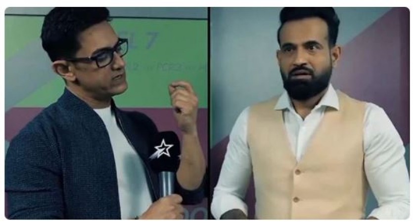 Video: Aamir Khan asked Irfan Pathan such a question that the cricketer's senses were blown away