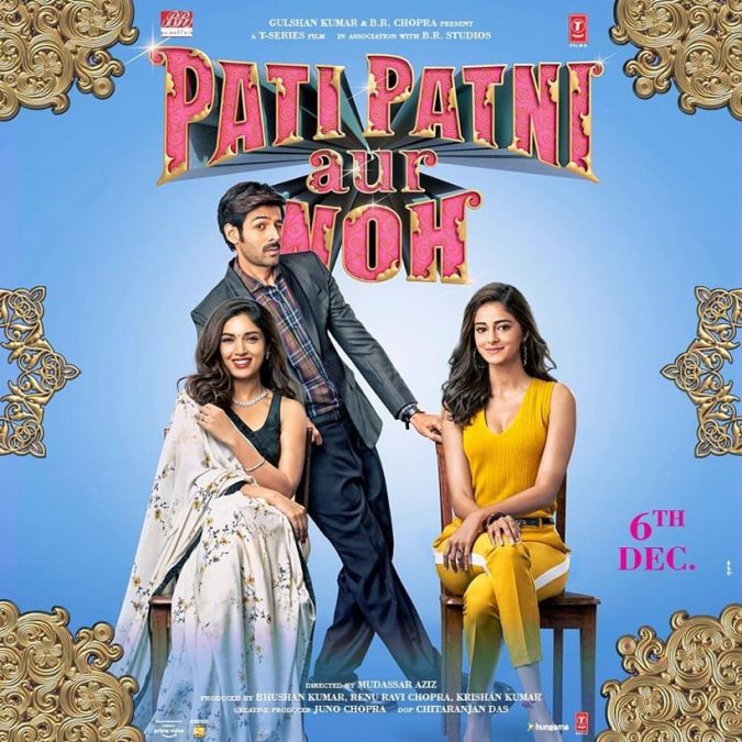A new poster of the film 'Pati Patni Aur Woh' released, will hit screen on December 6