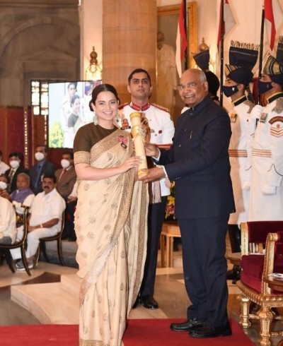 Kangana shared special video after receiving Padma Shri Award