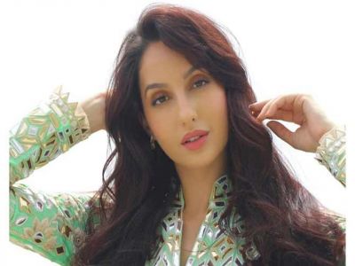 Nora Fatehi seen fighting with utensils in lockdown, says 'leave me alone'