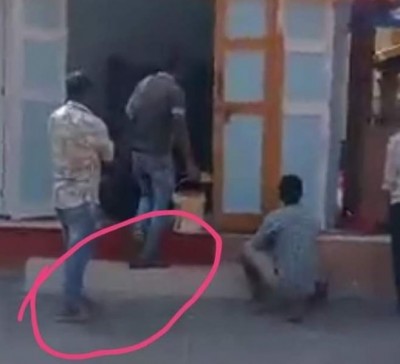Entire unit seen in shoes while shooting 'OMG 2' at Mahankal temple complex
