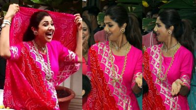 VIDEO: Shilpa dances her heart out on Ganesh Visarjan