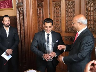 सलमान खान को ब्रिटिश संसद ने दिया 'ग्लोबल डायवर्सिटी अवार्ड 2017'