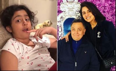 VIDEO: Delhi's mosquitoes trouble Rishi Kapoor's granddaughter, reacted like this