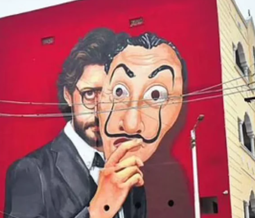 Why posters of money heist are being put up on hyderabad walls, find out the reason behind it