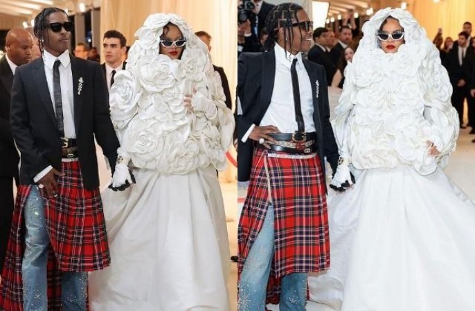 Rihanna Wore the Most Outrageous Dress Ever at the MET Gala Night Event ...