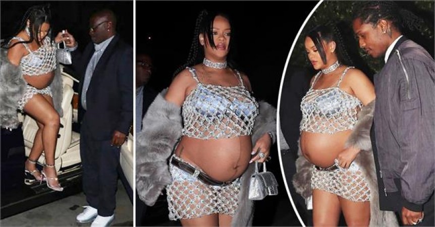 Rihanna wreaked havoc on beauty even in the last phase of pregnancy.