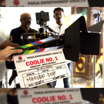 Shooting photos of 'Coolie No 1' came in front!