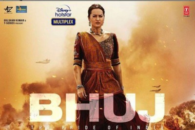 Sonakshi looked ravishing in the poster of Bhuj