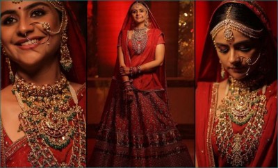 Marathi actress Prachi Tehlan looks beautiful in bridal avatar