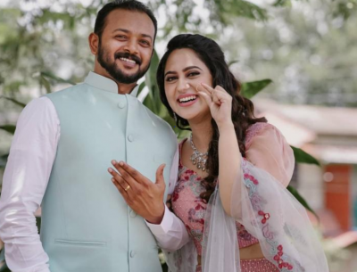Engagement photos of Mia George and her fiance Ashwin Philip surfaced