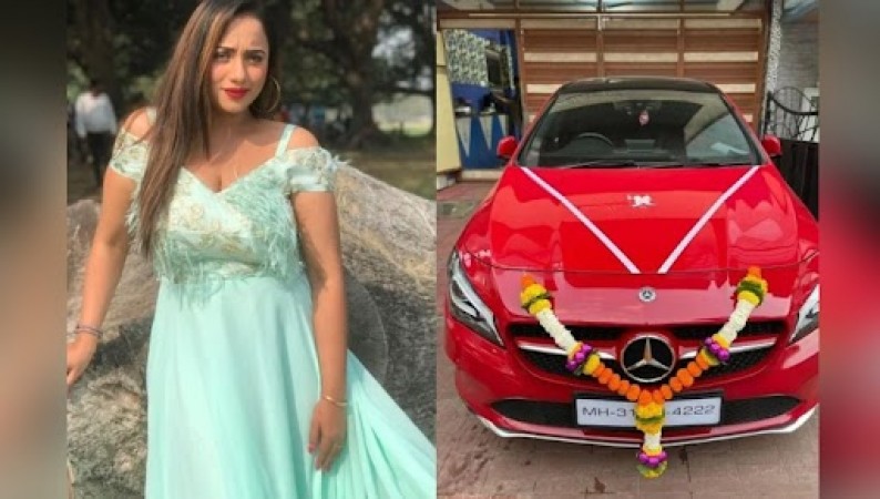This Bhojpuri beauty has bought a sparkling brand new car worth Rs 45 lakh