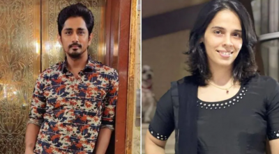 Siddharth in trouble for commenting on tennis player Saina Nehwal's post