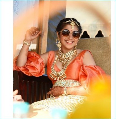 This Marathi actress got a photoshoot done by becoming a bride, fans were shocked
