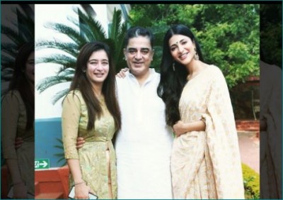 Daughters pens emotional notes for Kamal Haasan on his birthday