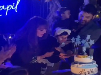 Daughter Anayra cuts Kapil Sharma's birthday cake, these unseen videos surfaced