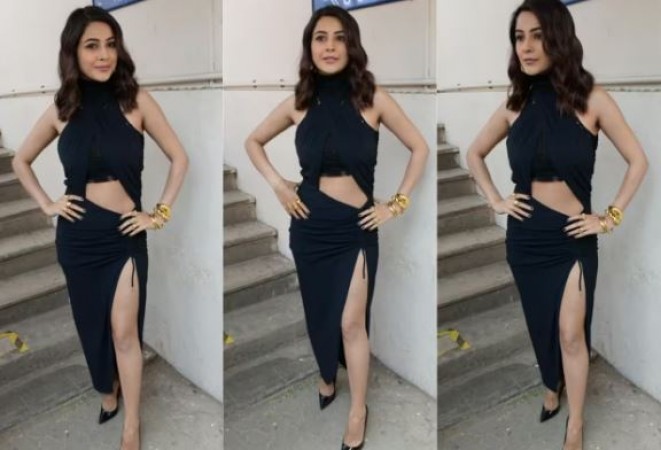 Wearing a black dress, Shahnaz Gill struck lightning, and fans went crazy after seeing it