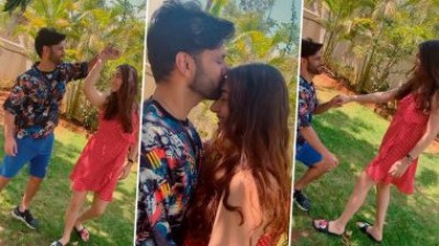 Rahul vaidya shared a romantic video with Disha parma, going viral