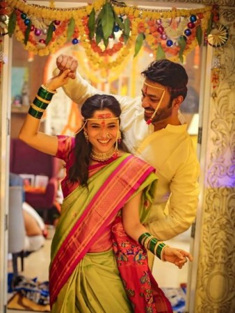 Ankita becomes bride wearing Nauvari saree, photos revealed