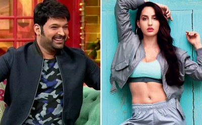 Kapil Sharma dancing fiercely with Nora Fatehi
