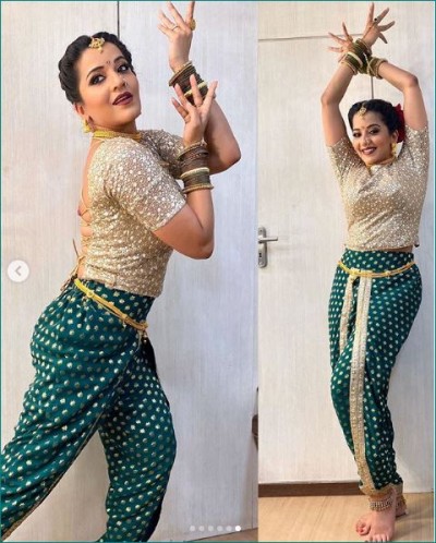 Monalisa becomes a Marathi dancer, expressed her happiness by sharing photos