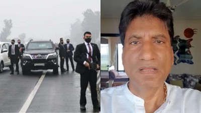 पीएम मोदी की सुरक्षा को लेकर भड़के राजू श्रीवास्तव, बोले- 'ये पाक परस्‍त अफीमची मुख्‍यमंत्री है छाप चवन्‍नी चन्‍नी’