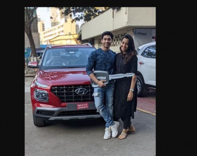 Ruslaan Mumtaz buys new car, photos surfaced