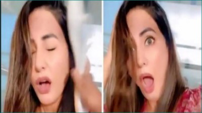 Hina Khan gets beaten by mom's slippers, video goes viral