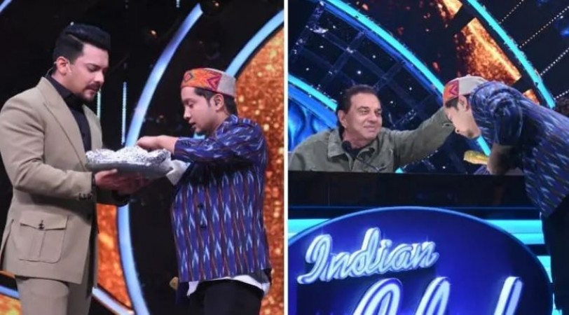 Indian Idol: Pawandeep Rajan receives special gift from superstar Dharmendra