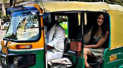 दिल्ली की सड़कों पर ऑटो में घूमती नजर आई 'गुम है किसी के...' की सई, वायरल हुई तस्वीरें