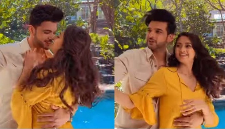 In front of the camera, Tejaswi Prakash and Karan Kundra did such an act that the video went viral.